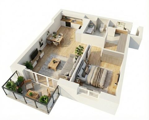 Plan 2 pok. 50m²