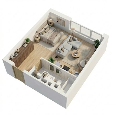 Plan 1 pok. 36m²
