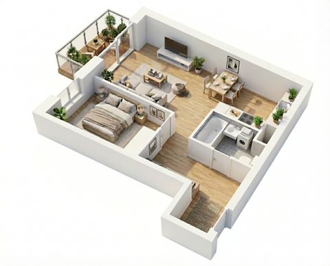 Plan 2 pok. 50m²