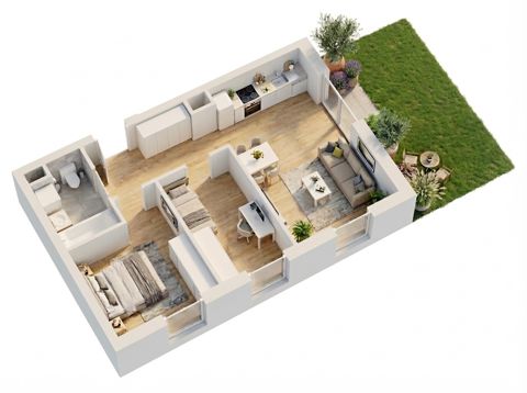 Plan 3 pok. 51m²