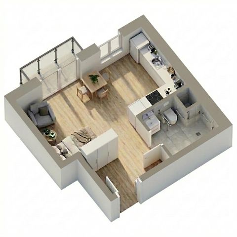 Plan 1 pok. 30m²