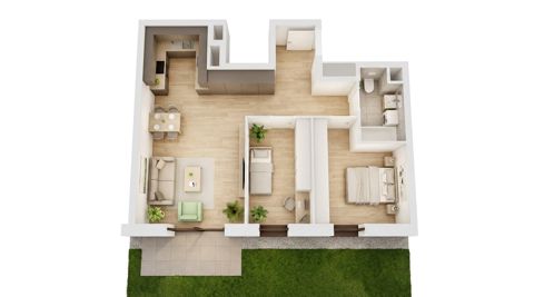 Plan 3 pok. 63m²
