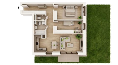 Plan 3 pok. 71m²