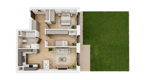 Plan 3 pok. 59m²