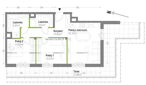 Plan 3 pok. 69m²
