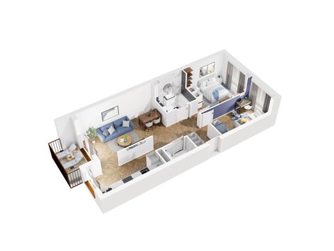 Plan 3 pok. 64m²