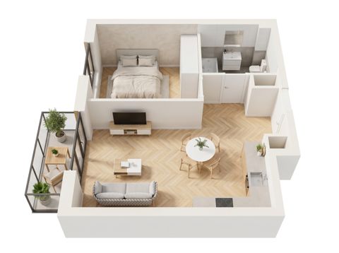 Plan 2 pok. 41m²
