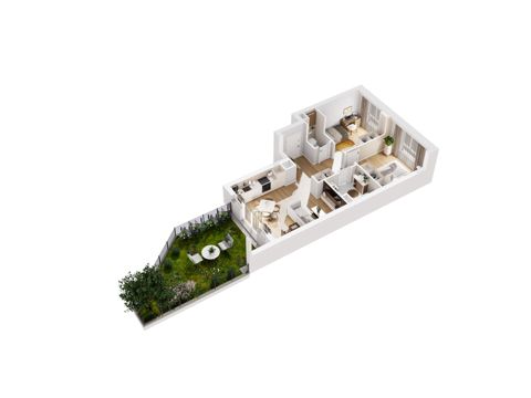 Plan 3 pok. 59m²