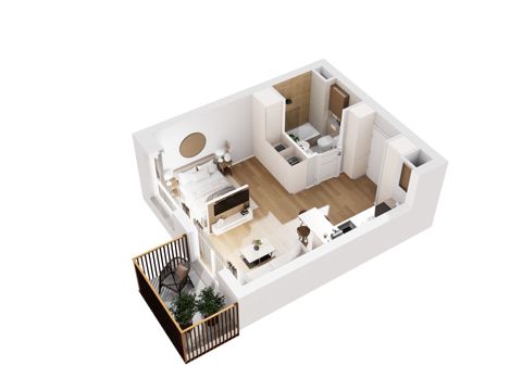 Plan 1 pok. 31m²