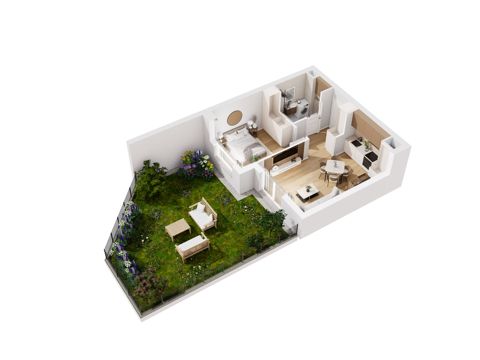 Plan 2 pok. 39m²