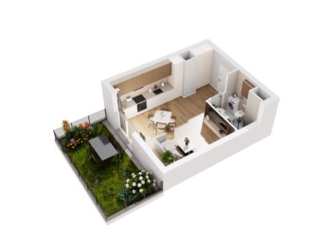 Plan 1 pok. 31m²