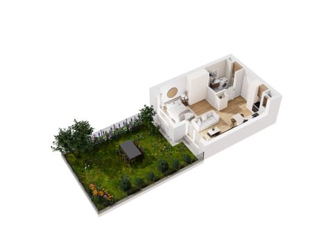 Plan 1 pok. 31m²