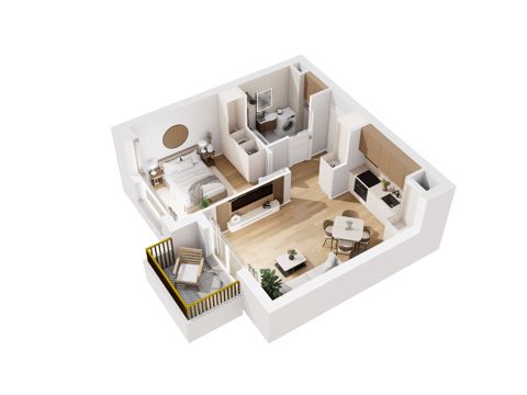 Plan 2 pok. 39m²