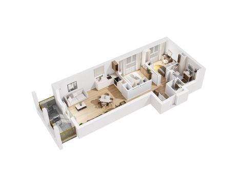 Plan 3 pok. 63m²