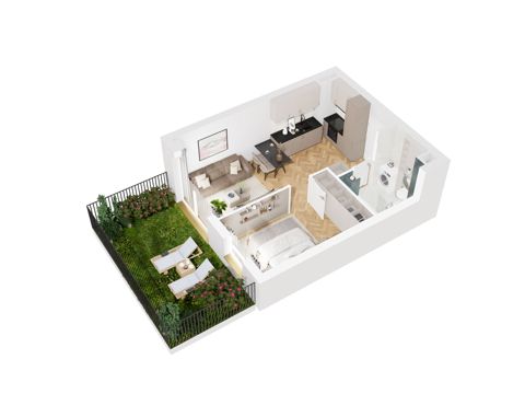 Plan 2 pok. 36m²