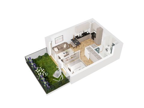 Plan 2 pok. 35m²