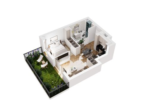 Plan 2 pok. 37m²