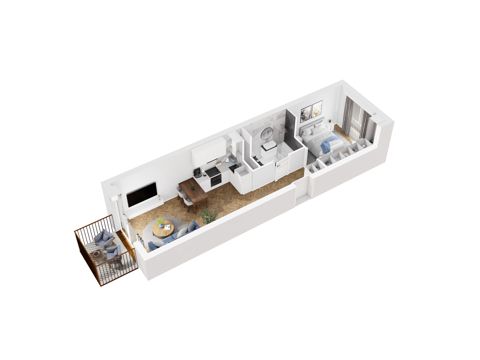 Plan 2 pok. 40m²