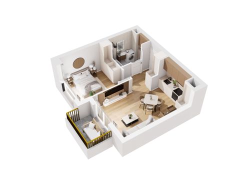 Plan 2 pok. 39m²