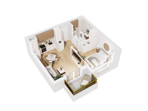 Plan 2 pok. 39m²
