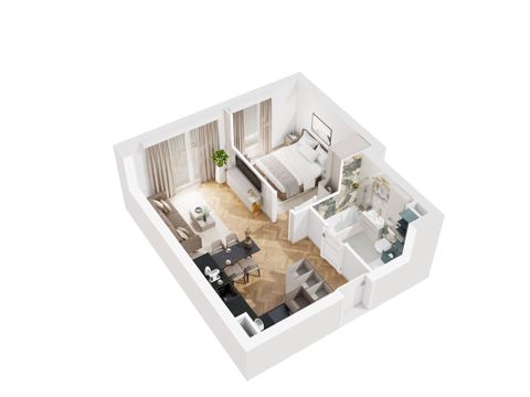 Plan 2 pok. 38m²