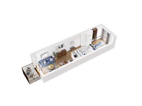 Plan 2 pok. 40m²