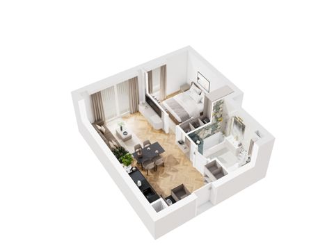Plan 2 pok. 38m²
