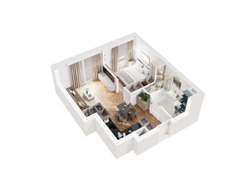 Plan 2 pok. 37m²