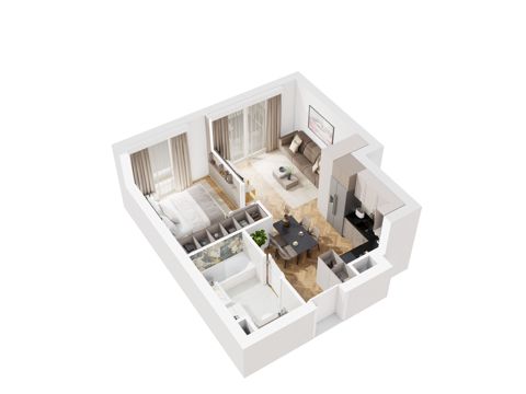 Plan 2 pok. 37m²