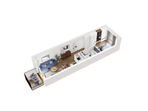 Plan 2 pok. 40m²