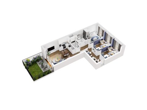 Plan 4 pok. 73m²