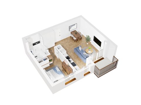 Plan 2 pok. 47m²