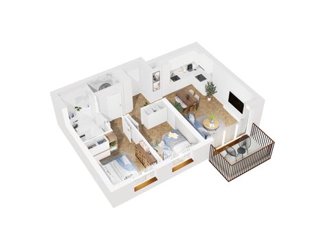 Plan 3 pok. 54m²