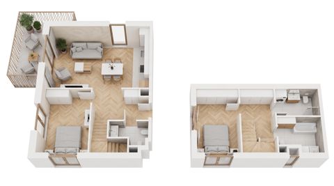 Plan 3 pok. 72m²
