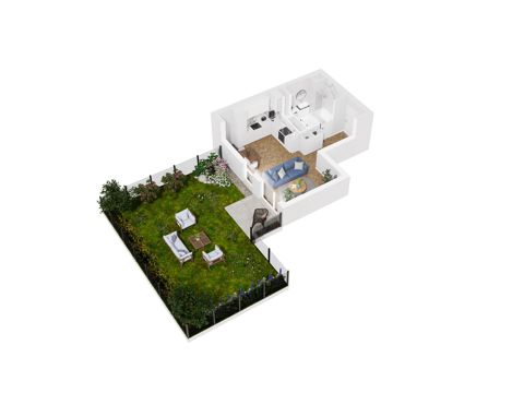 Plan 1 pok. 35m²