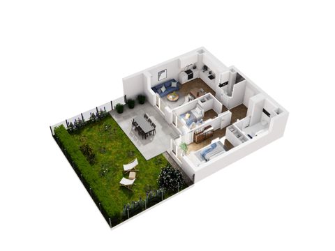 Plan 3 pok. 63m²