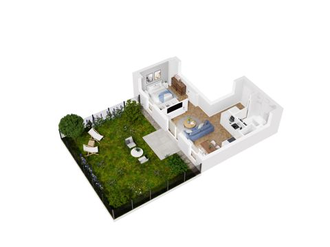 Plan 2 pok. 45m²
