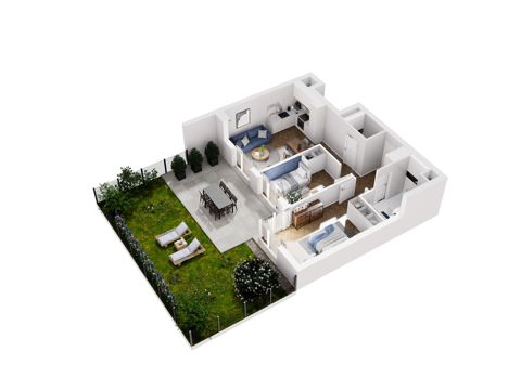 Plan 3 pok. 61m²
