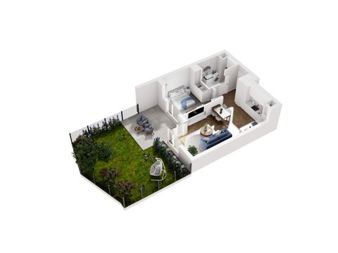 Plan 2 pok. 47m²