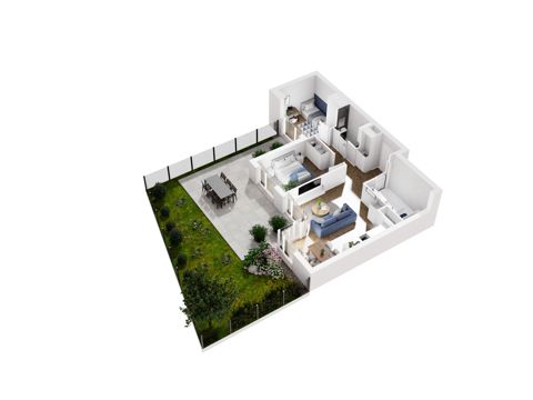 Plan 3 pok. 60m²