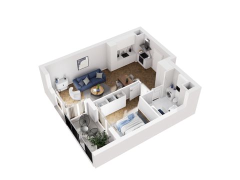 Plan 2 pok. 47m²