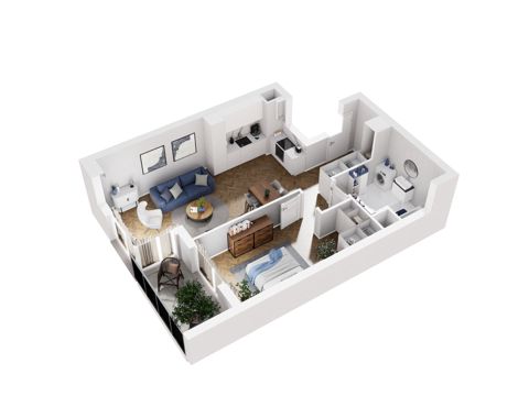 Plan 2 pok. 55m²