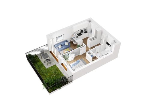 Plan 2 pok. 35m²