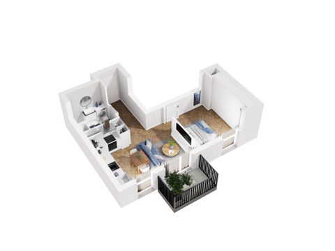 Plan 2 pok. 39m²