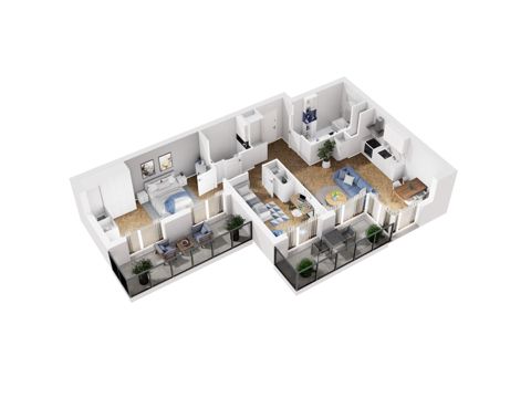 Plan 3 pok. 67m²