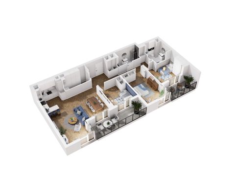 Plan 4 pok. 111m²