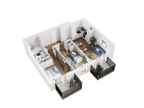 Plan 3 pok. 57m²