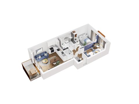 Plan 3 pok. 58m²
