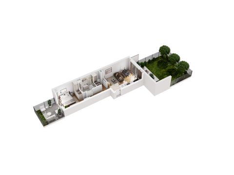 Plan 2 pok. 45m²