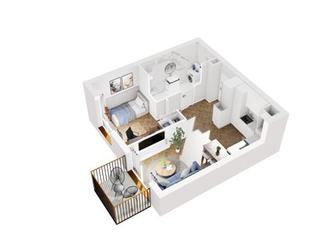 Plan 2 pok. 41m²